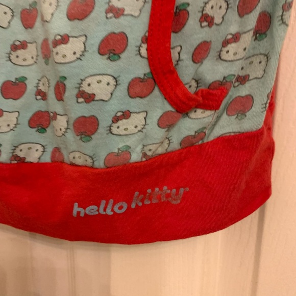 Vintage Sanrio hello kitty by doe kangaroo pocket tie tank - Picture 6 of 6